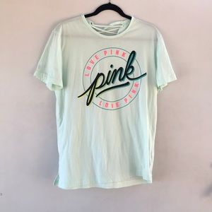 PINK Laceup Back Campus Tee